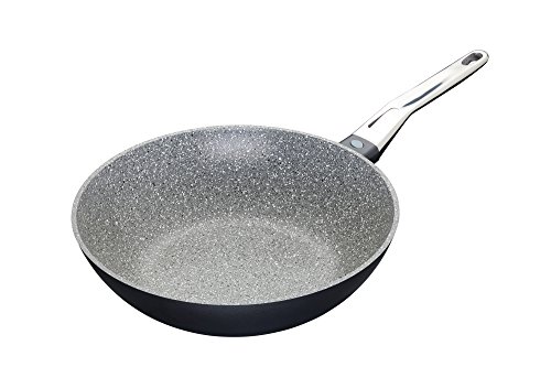 KitchenCraft MCMWOK28 - Wok, color gris