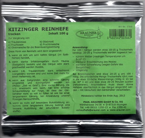 Kitzinger Seco Levadura 100 g