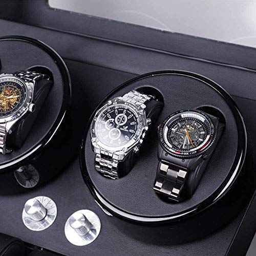 KJRJG Watch Winder Caja, Caja Winder Reloj automático con 6 trasteros y Tranquilo Modos de rotación, de bajo Ruido antimagnético Diseño