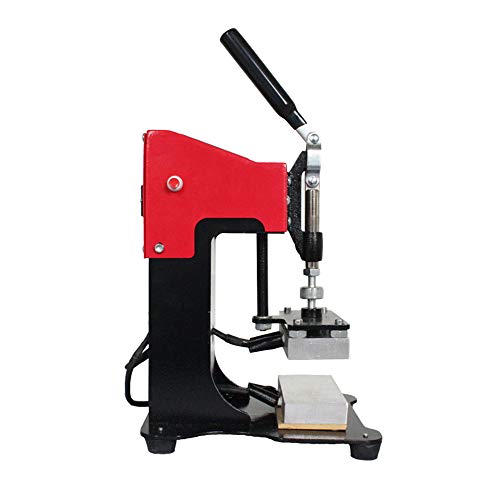 KKTECT 1T Rosin Hot Press Conveniente máquina de prensado manual pequeña 2200 libras de carga aerodinámica máxima Tiempo de ajuste manual de temperatura Camisa de colofonia prensado en caliente