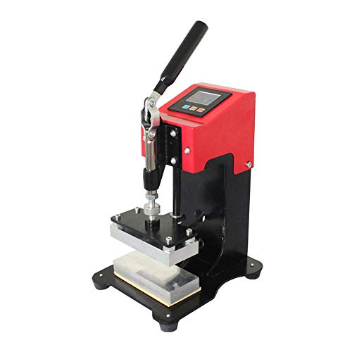 KKTECT 1T Rosin Hot Press Conveniente máquina de prensado manual pequeña 2200 libras de carga aerodinámica máxima Tiempo de ajuste manual de temperatura Camisa de colofonia prensado en caliente