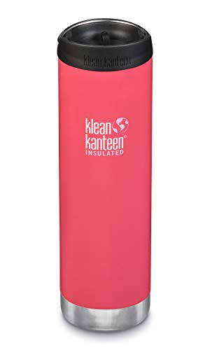 Klean Kanteen TK Wide con Aislamiento al vacío TK Wide - Nuevo 2019 (20oz (591ml), Melon Punch (Cafe Cap))