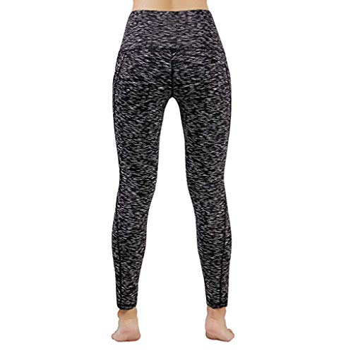 Kneris Mallas Push Up Mujer Leggins Deportivas Yoga Fitness Running Pilates Alta Cintura Transpirables con Bolsillos