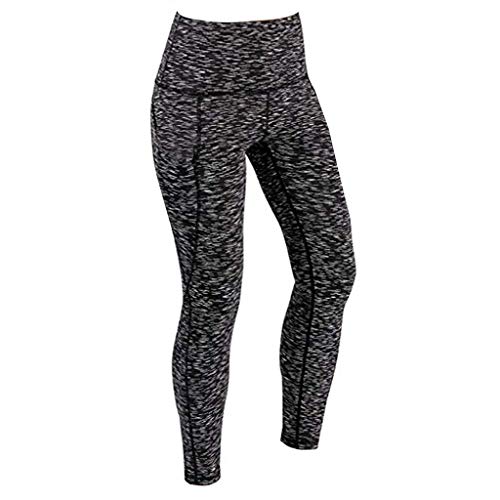 Kneris Mallas Push Up Mujer Leggins Deportivas Yoga Fitness Running Pilates Alta Cintura Transpirables con Bolsillos