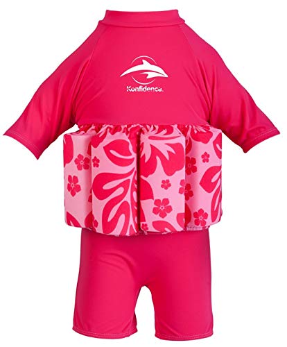 Konfidence Chico Flotador Hangerworld Camiseta, Unisex-Kids, Color Rosa - Pink/Hibiscus, tamaño 1-2 años