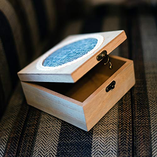 Korbond Gameman Chesterfield - Caja de joyas, madera, color gris, talla única