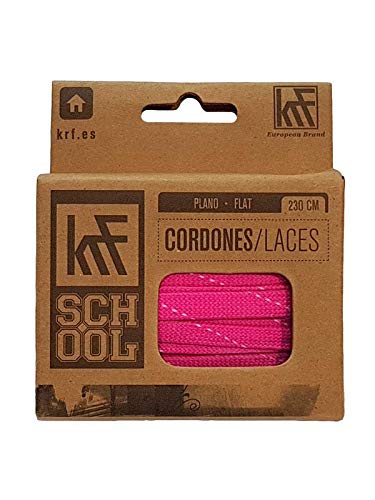 KRF The New Urban Concept Des Krf Acc Pat Cordones Plano 230Cm Patinaje, Adultos Unisex, Rosa (Fucsia)