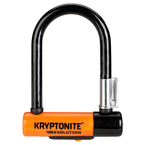 Kryptonite Evolution 5 antirrobo para adulto, Negro/Naranja