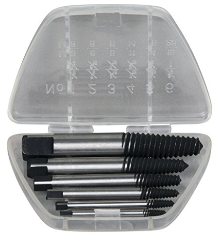 KS Tools 150.1330 - Pack de 6 piezas con juego de extractores, M3 - M18, en caja de plástico