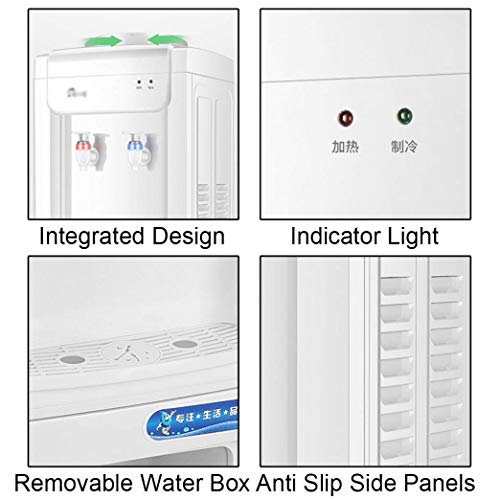 KUANDARGG Dispensador De Agua, Dispensador De Enfriador De Agua, Dispensador De Agua Caliente Fría para Oficina, Diseño Silencioso, Taquillas De Gran Capacidad