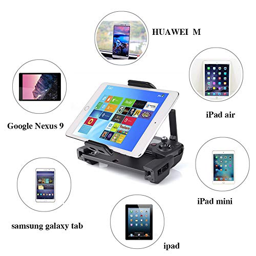 KUUQA Soporte de Soporte de Tableta Plegable de aleación de Aluminio con cordón para Mavic Pro/Mavic Air/Dispositivo de Control Remoto dji Spark (dji Mavic no Incluido)