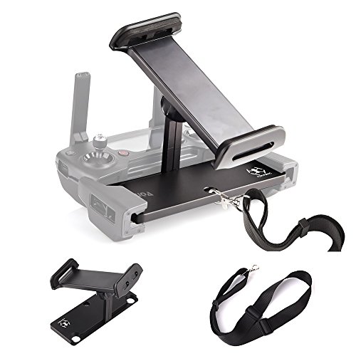 KUUQA Soporte de Soporte de Tableta Plegable de aleación de Aluminio con cordón para Mavic Pro/Mavic Air/Dispositivo de Control Remoto dji Spark (dji Mavic no Incluido)