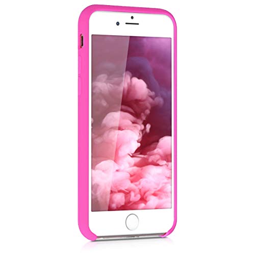 kwmobile Funda Compatible con Apple iPhone 6 / 6S - Carcasa de TPU para móvil - Cover Trasero en Magenta