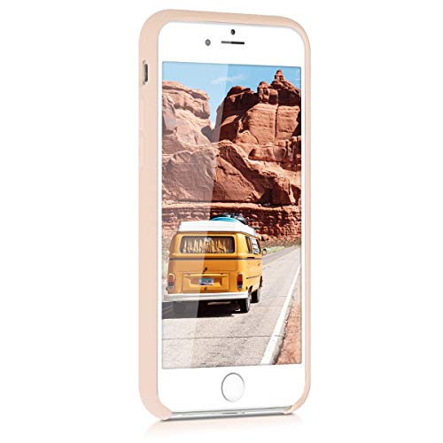 kwmobile Funda Compatible con Apple iPhone 6 / 6S - Carcasa de TPU para móvil - Cover Trasero en nácar