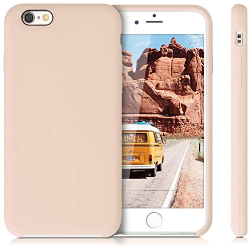 kwmobile Funda Compatible con Apple iPhone 6 / 6S - Carcasa de TPU para móvil - Cover Trasero en nácar