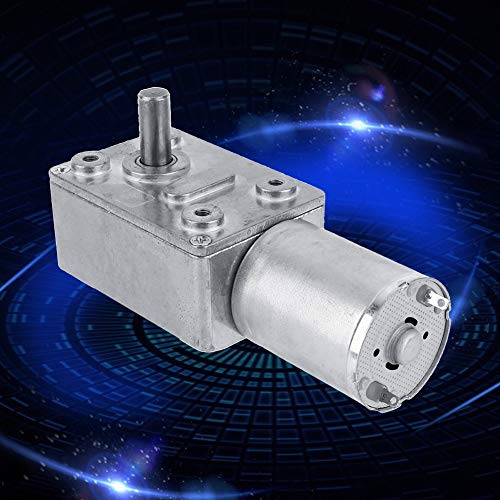 L-Yune,bolt 1pc 12V Engranaje de reducción de Motor Reversible eléctrico del Motor de accionamiento 5 RPM Gusano Reductor Orientado