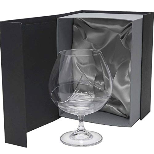 la galaica | Set de 1 Copa de Cristal para coñac o Brandy - Tallada a Mano - Colección Gastro.