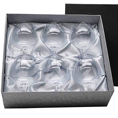 la galaica | Set de 6 Copas de Cristal para coñac o Brandy - Colección Gastro.