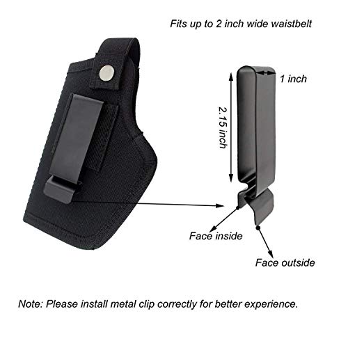 La Gracery - Funda Universal para Pistolas de IWB OWB (Mano Izquierda y Derecha)