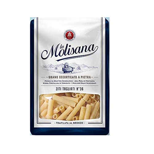 LA MOLISANA Ziti Tagliati Pasta N. 36 Pasta Italiana auténtica de 500 g Desde 1910.