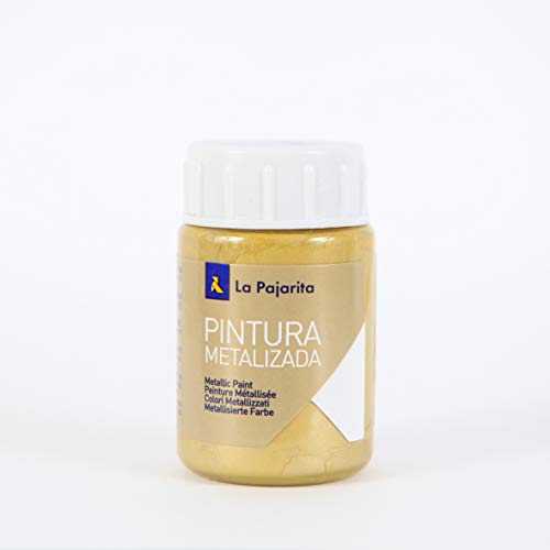 La Pajarita ME-3 - Pintura Metalizada Pajarita 35ml Oro Rico