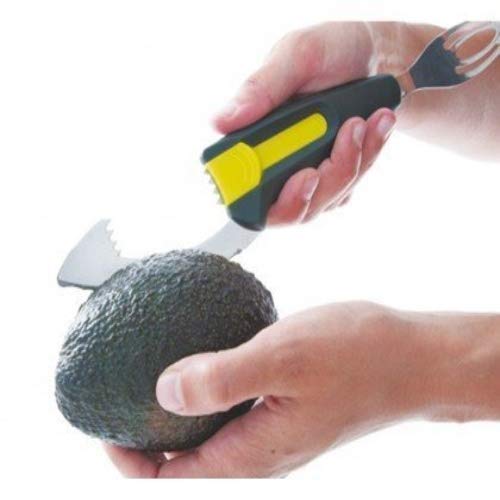 Lacor - 61355 - Pelador De Aguacates Con 5 funciones Inox.