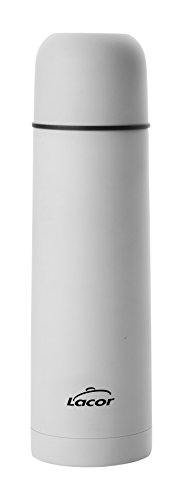Lacor - 62578 - Termo Soft Touch  Inox. 0,75 Litros - Blanco