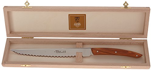 LAGUIOLE Claude Dozorme 2.90.020.89 - Cuchillo de Pan, Color Acero/Madera