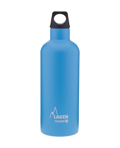 Laken Futura Botella Térmica Acero Inoxidable 18/8 y Doble Pared de Vacío, Unisex adulto, Azul Claro, 500 ml
