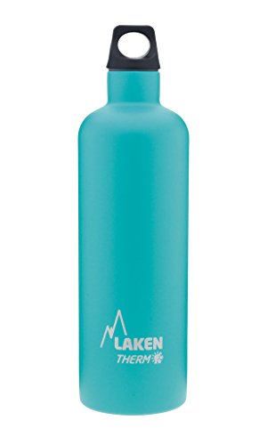 Laken Futura Botella Térmica Acero Inoxidable 18/8 y Doble Pared de Vacío, Unisex adulto, Turquesa, 750 ml