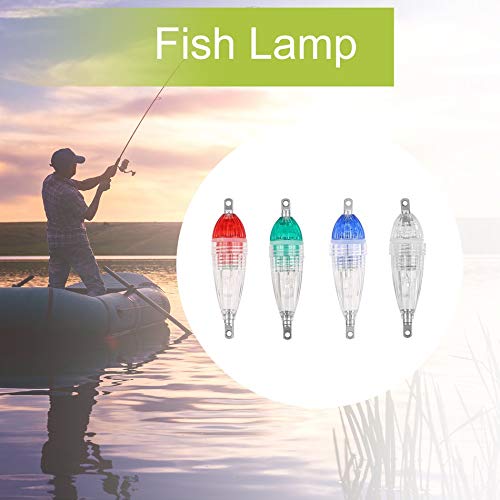 Lámpara de pescado de alta calidad brillante luz de pesca Mini Led Deep Drop señuelo de pesca submarina accesorios de pesca al aire libre - transparente