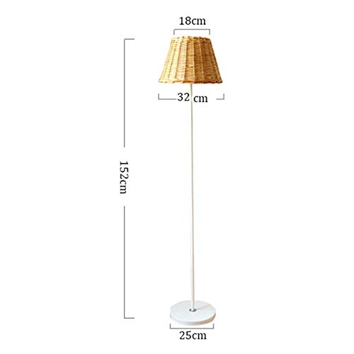 Lámpara de pie, E27 Fuente de luz Interruptor de pulsador de pie, for lámparas de Suelo sobre Ambos Lados de la cabecera en Sala de Estar, Dormitorio, Comedor