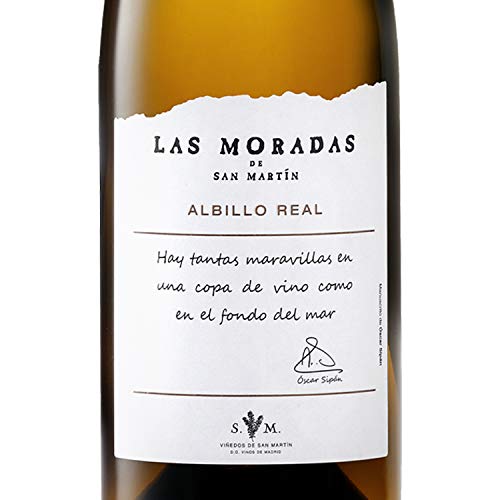Las Moradas Albillo Real, Vino Blanco - Añada 2019 - D.O. Vinos de Madrid, 75cl