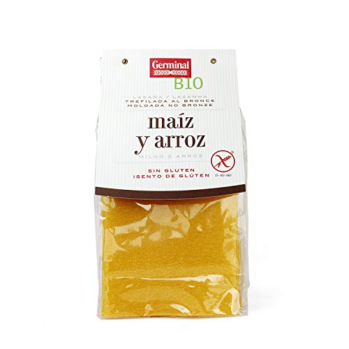 Lasaña bio de maíz y arroz sin gluten - Germinal - 250g