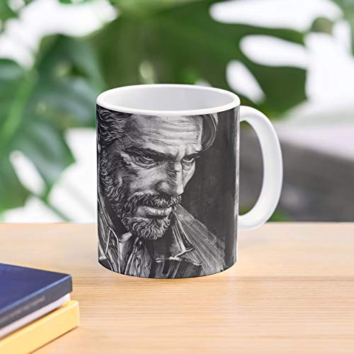 Last Part Character Joel Fanart of Us Game 2 The Taza de café con Leche 11 oz