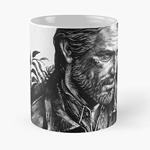 Last Part Character Joel Fanart of Us Game 2 The Taza de café con Leche 11 oz