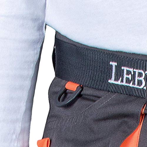 Leber&Hollman LH-FMN-T_SBP48 - Pantalones de trabajo (talla 48 alemana), color azul acero, negro y naranja