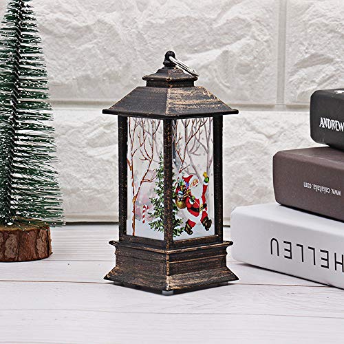 LED Vela Adornos Navidad Originales Rusticos Vintage Decoracion Mesa Casa