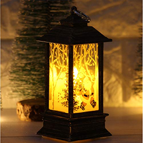 LED Vela Adornos Navidad Originales Rusticos Vintage Decoracion Mesa Casa