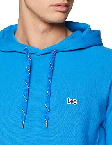 Lee Basic Hoodie, sudadera Hombre, Azul (Dipped Blue La), XX-Large