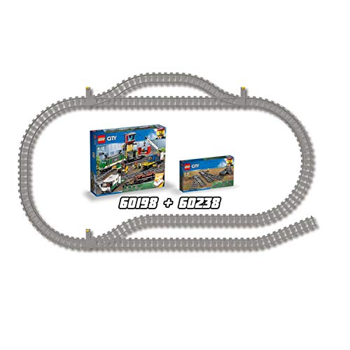 LEGO City Switch 60238 - Kit de construcción de vías de tren