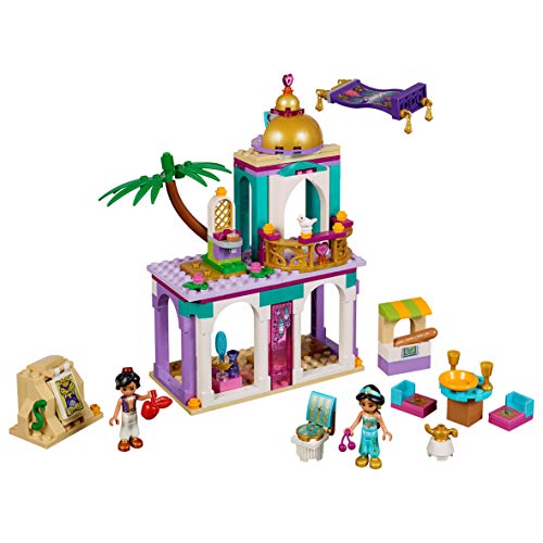 LEGO Disney Princess - Aventuras en Palacio de Aladdín y Jasmine, juguete creativo de construcción (41161)