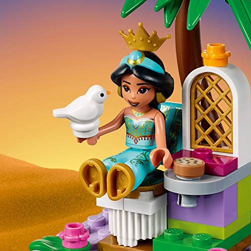 LEGO Disney Princess - Aventuras en Palacio de Aladdín y Jasmine, juguete creativo de construcción (41161)