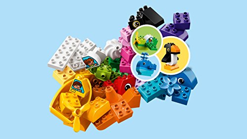 LEGO DUPLO - Mis Primeras Creaciones Divertidas, Juguete Preescolar Creativo de Construcción para Niños y Niñas de 1 Año y Medio a 5 Años con Piezas de Colores (10865)