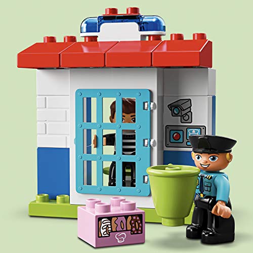 LEGO Duplo Town - Comisaría de policía, Juguete Creativo de construcción y Aventuras (10902)