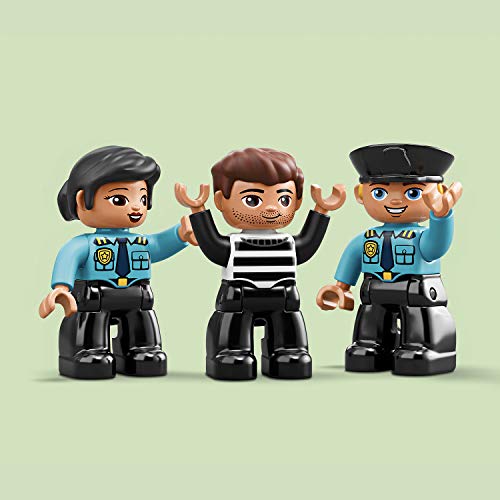 LEGO Duplo Town - Comisaría de policía, Juguete Creativo de construcción y Aventuras (10902)