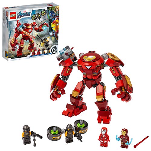 LEGO Marvel Avengers CLAS Vengadores Hulkbuster de Iron Man vs. Agente de A.I.M, Figura de Acción, Multicolor (76164)