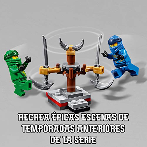 LEGO Ninjago - Monasterio del Spinjitzu, juguete creativo e imaginativo de construcción con templo para aventuras ninja (70670)