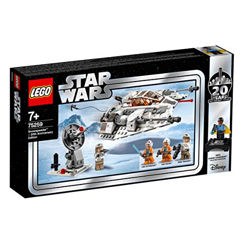 LEGO Star Wars - Speeder de Nieve (Edición 20 Aniversario), Nave de Juguete del Universo de La Guerra de las Galaxias, Incluye Personajes de la Saga (75259)