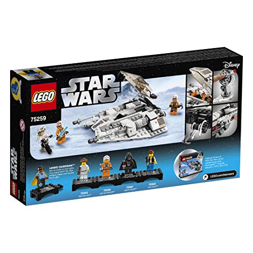 LEGO Star Wars - Speeder de Nieve (Edición 20 Aniversario), Nave de Juguete del Universo de La Guerra de las Galaxias, Incluye Personajes de la Saga (75259)